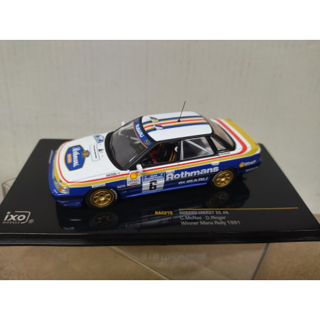 SUBARU LEGACY RS 1991 RALLY MANX 1:43 MCRAE 1:43 IXO RAC215