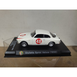 ALFA ROMEO GIULIETTA SPRINT VELOCE 1960 SANTO STEFANO 1:43 HACHETTE HARD BOX