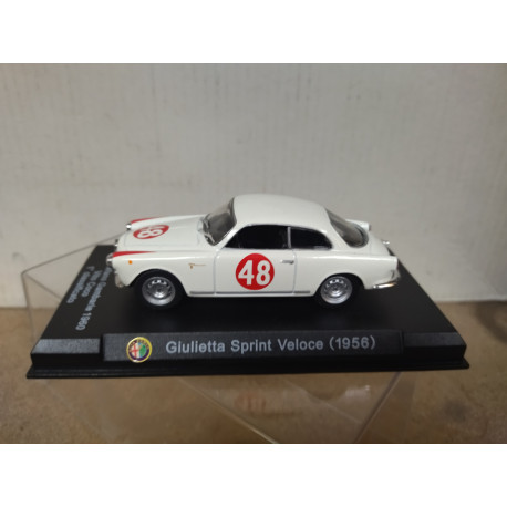 ALFA ROMEO GIULIETTA SPRINT VELOCE 1960 SANTO STEFANO 1:43 HACHETTE HARD BOX