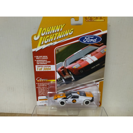 FORD GT 2005 n4 WHITE/ORANGE 1:64 JOHNNY LIGHTNING