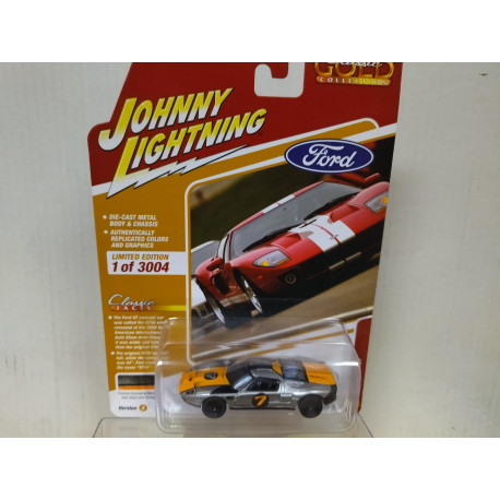 FORD GT 2005 n7 SILVER/ORANGE 1:64 JOHNNY LIGHTNING