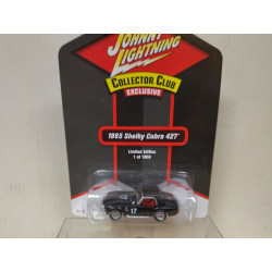 SHELBY COBRA 427 1965 n17 BLACK 1:64 JOHNNY LIGHTNING