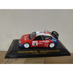 CITROEN XSARA WRC 2003 WIN RALLY MONTE CARLO LOEB 1:43 IXO RAM100
