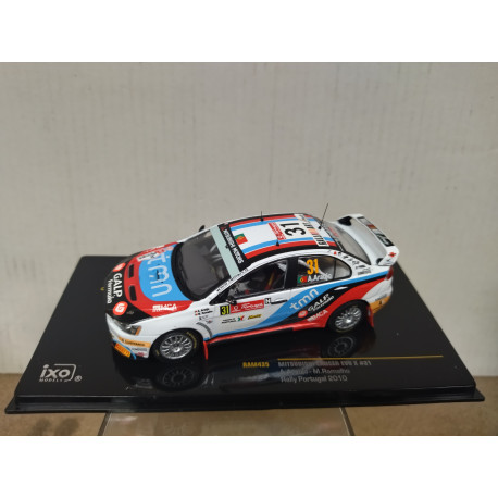 MITSUBISHI LANCER 2010 EVO X RALLY PORTUGAL ARAUJO 1:43 IXO RAM435