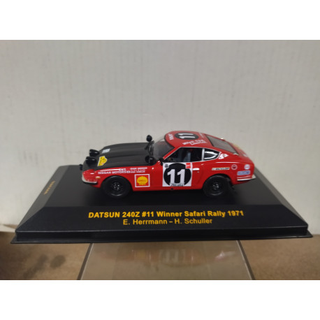 DATSUN 240Z 1971 WIN RALLY SAFARI HERRMANN 1:43 IXO RAC044