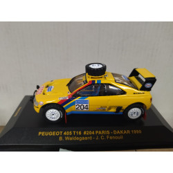 PEUGEOT 405 T16 1990 RALLY PARIS-DAKAR WALDEGAARD 1:43 IXO RAC042