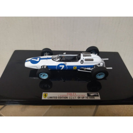 FERRARI 158 F1 1964 GP MEXICO SURTEES FORMULA F1 1:43 HOT WHEELS ELITE
