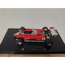 FERRARI 126 C2 VILLENEUVE FORMULA F1 1:43 HOT WHEELS ELITE