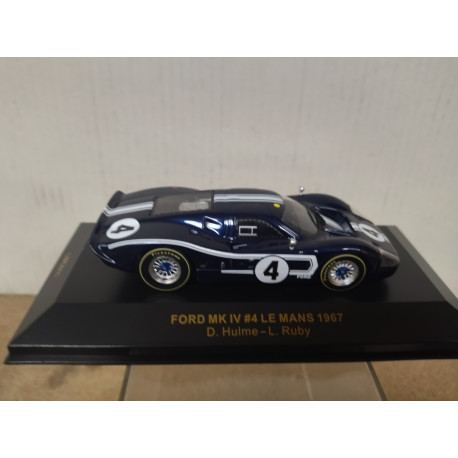 FORD GT40 1967 MK.IV 24 H LE MANS HULME-RUBY 1:43 IXO LMC011
