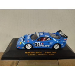 FERRARI F40 1995 24 H LE MANS FERTE-THEVENIN-PALAU 1:43 IXO LMC076