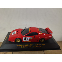 FERRARI BB512 1981 24 H LE MANS BALLOT LENA-ANDRUET 1:43 IXO LMC078