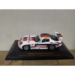 CHRYSLER VIPER 2001 WIN 24 H SPA DUEZ-BOUCHUT-BELLOC 1:43 IXO GTM004