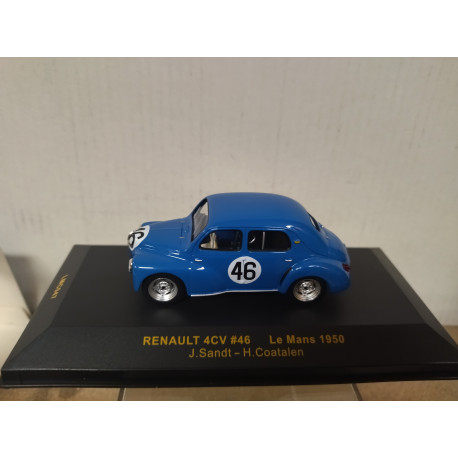 RENAULT 4CV 1950 24 H LE MANS SANDT-COATALEN 1:43 IXO LMC047