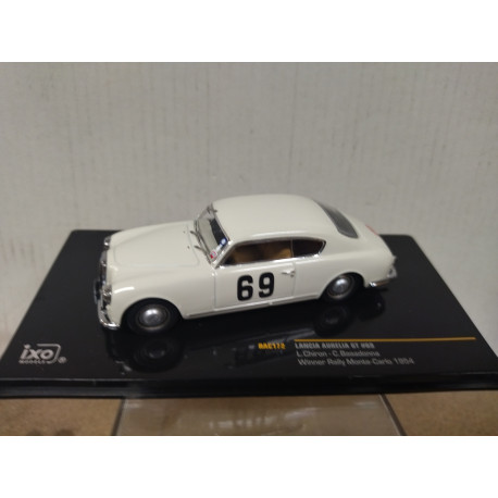 LANCIA AURELIA 1954 B20 GT WIN RALLY MONTE CARLO L.CHIRON 1:43 IXO RAC172