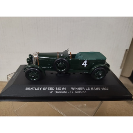 BENTLEY SPEED SIX 1930 WIN 24 H LE MANS BARNATO-KIDSTON 1:43 IXO LM1930