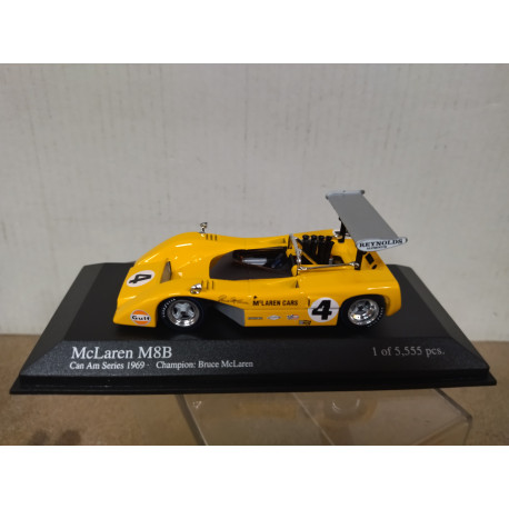 MCLAREN M8B 1969 CAN AM SERIES BRUCE MCLAREN 1:43 MINICHAMPS