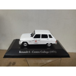 RENAULT 6 1971 CENTRO GALLEGO SANITARIO ARGENTINA 1:43 SALVAT IXO