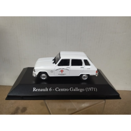 RENAULT 6 1971 CENTRO GALLEGO SANITARIO ARGENTINA 1:43 SALVAT IXO
