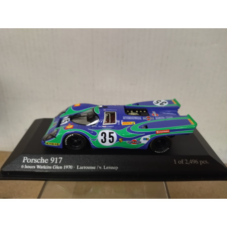 PORSCHE 917 1970 6 H WATKINS GLEN LARROUSE-LENNEP 1:43 MINICHAMPS
