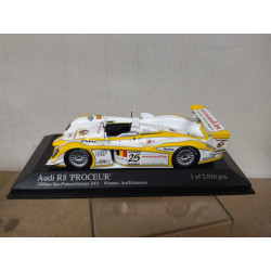 AUDI R8 2003 1000 KM SPA-FRANCORCHAMPS ARA-KRISTENSEN 1:43 MINICHAMPS