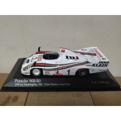 PORSCHE 908/80 1981 1000 KM NUERBURGRING JOEST-MASS 43 MINICHAMPS