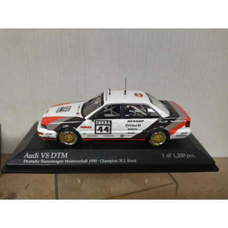 AUDI V8 DTM 1990 CHAMPION H.J.STUCK 1:43 MINICHAMPS