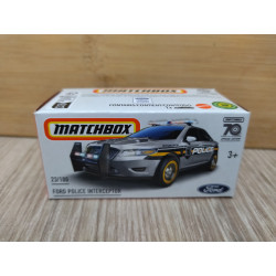 FORD POLICE INTERCEPTOR 1:64 MATCHBOX BOX CARTON SPECIAL