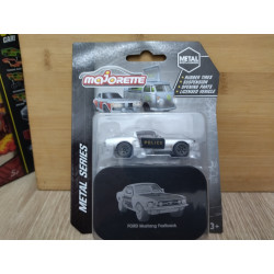 FORD MUSTANG FASTBACK POLICE METAL SERIES 1:64 MAJORETTE
