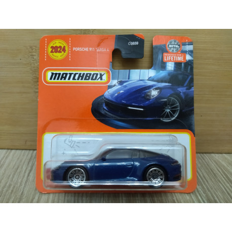 PORSCHE 911 TARGA 4 BLUE 1:64 MATCHBOX