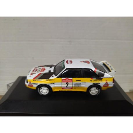 AUDI SPORT QUATTRO 1984 WORLD RALLY BLOMQVIST 1:43 ALTAYA IXO BOX NO ORIGINAL