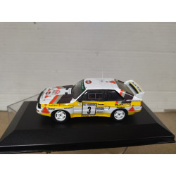 AUDI SPORT QUATTRO 1985 RALLY MONTE CARLO ROHRL 1:43 ALTAYA IXO BOX NO ORIGINAL