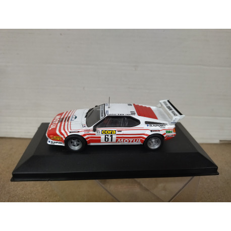 BMW E26 M1 1983 RALLY TOUR CORSE BEGUIN 1:43 ALTAYA IXO BOX NO ORIGINAL