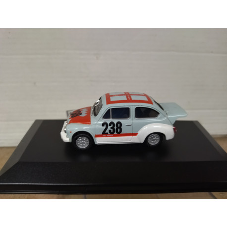 FIAT ABARTH 1000 1970 TC RADIALE n238 (SEAT 600) 1:43 SALVAT SOLIDO BOX NO ORIGINAL