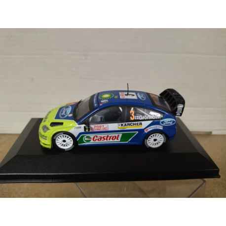 FORD FOCUS WRC 2007 RALLY MONTE CARLO GRONHOLM 1:43 ALTAYA IXO BOX NO ORIGINAL