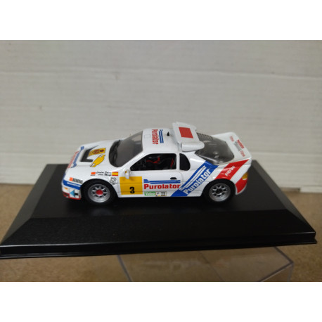 FORD RS 200 1987 RALLY RACE MADRID SAINZ 1:43 ALTAYA IXO BOX NO ORIGINAL