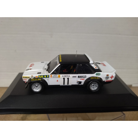 FIAT 131 ABARTH 1979 RALLY MONTE CARLO S.SERVIA 1:43 ALTAYA IXO BOX NO ORIGINAL