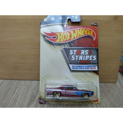 PLYMOUTH BARRACUDA SUPER STOCK HEMI 9/10 SERIE STARS & STRIPES 1:64 HOT WHEELS