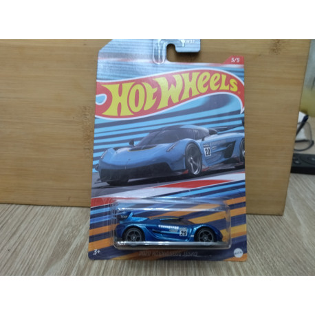 KOENIGSEGG JESKO 2020 BLUE LONG CARD 1:64 HOT WHEELS