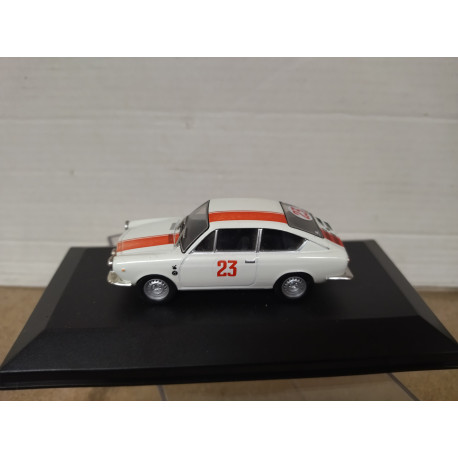 SEAT 850 COUPE 1967 RALLY OVIEDO PEREZ SUTIL 1:43 ALTAYA IXO BOX NO ORIGINAL