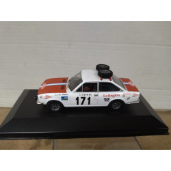 SEAT 124 SPORT 1972 RALLY MONTE CARLO REVERTER 1:43 ALTAYA IXO BOX NO ORIGINAL