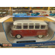 VOLKSWAGEN T1 VAN SAMBA RED/WHITE 1:25 MAISTO
