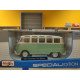 VOLKSWAGEN T1 VAN SAMBA GREEN/WHITE 1:25 MAISTO