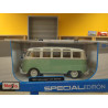VOLKSWAGEN T1 VAN SAMBA GREEN/WHITE 1:25 MAISTO