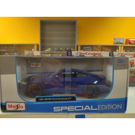 FORD MUSTANG GT 2015 BLUE 1:24 MAISTO