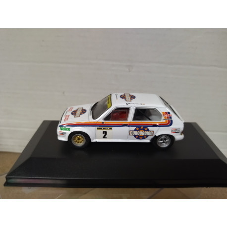 CITROEN VISA CHRONO 1984 RALLY RACE MUÑOZ 1:43 DEFECT/NO RETRO/BOX NO ORIGINAL