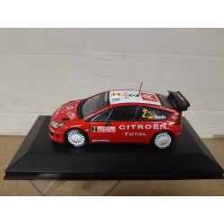 CITROEN C4 WRC 2007 RALLY MONTE CARLO SORDO 1:43 ALTAYA IXO BOX NO ORIGINAL