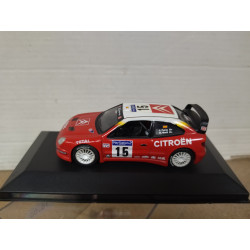 CITROEN XSARA WRC 2001 RALLY TOUR DE CORSE PURAS 1:43 ALTAYA IXO BOX NO ORIGINAL