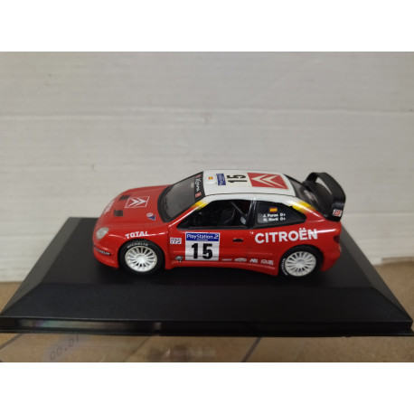 CITROEN XSARA WRC 2001 RALLY TOUR DE CORSE PURAS 1:43 ALTAYA IXO BOX NO ORIGINAL