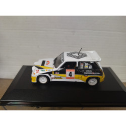 RENAULT 5 MAXI TURBO 1986 RALLY ASTURIAS 1:43 DEFECT/NO RETRO/BOX NO ORIGINAL