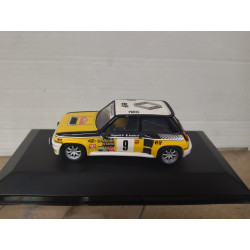 RENAULT 5 TURBO 1981 RALLY MONTE CARLO RAGNOTTI 1:43 ALTAYA IXO BOX NO ORIGINAL